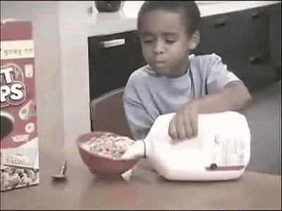 Child Eating Cereal GIFs - Get the best GIF on GIPHY