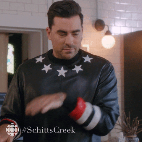 schitts creek pain GIF by CBC