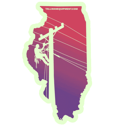 Chicago Illinois Sticker by tallmanequipment