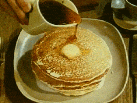  breakfast pancakes pancake syrup GIF
