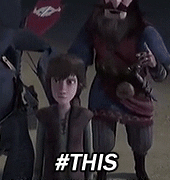 how to train your dragon yes GIF