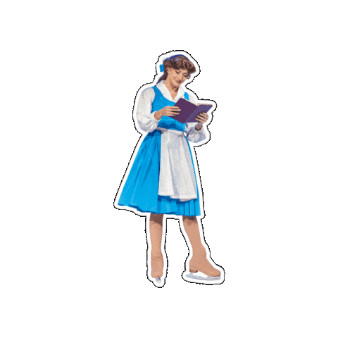 Beauty And The Beast Books Sticker by Disney On Ice