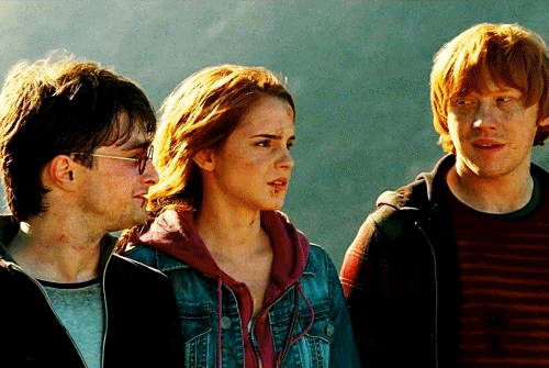Harry Ron Hermione GIFs - Get the best GIF on GIPHY