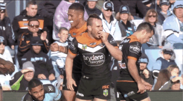 clapping GIF by Wests Tigers