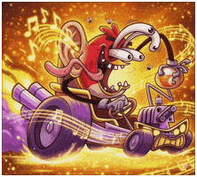 Teen Titans Go Car GIF