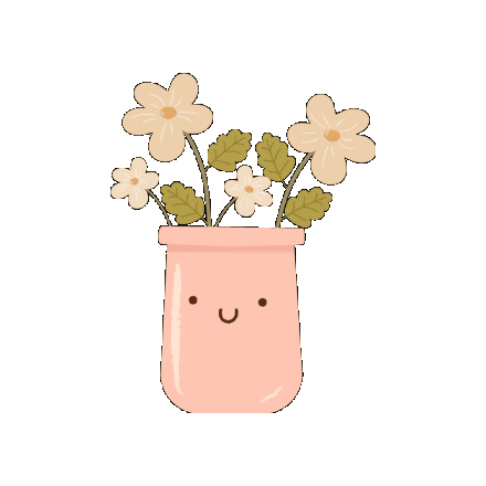 Happy Flowers Sticker