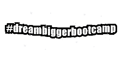 Dreambiggerbootcamp Sticker by Shea Hulse