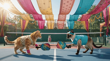 pickleball cats