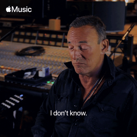 Bruce Springsteen Ok GIF by Apple Music