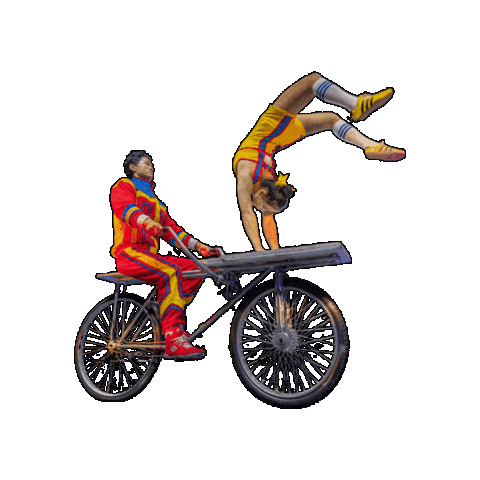 Party Bike Sticker by Ringling Bros. and Barnum & Bailey