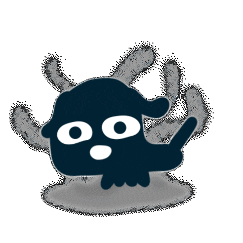 Nervous Dog Sticker