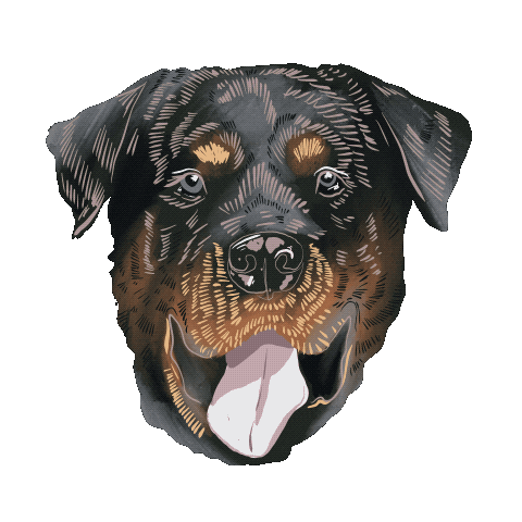 Doggie Dog Mom Sticker by enchanted grdn