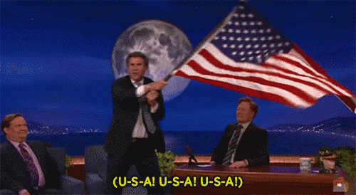New trending GIF tagged america usa flag will… | Trending Gifs