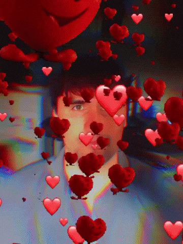 Charlie Kirk Hearts GIF