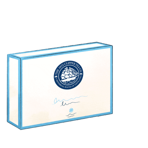 Clipper Tea Wave Sticker by The 1872 Clipper Tea Co.