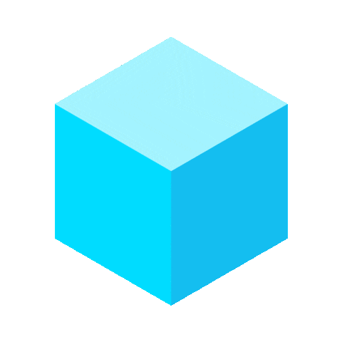 Cube Spinning Sticker by Nubis Digital Agency