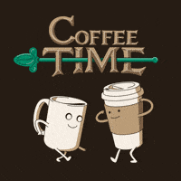 hoppip coffee adventure time mash up fan art GIF