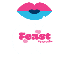 Lips Sticker by Feast Festival