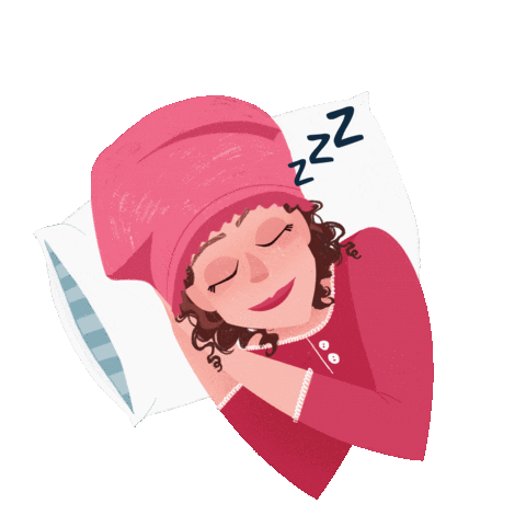 Sleepy Sleeping Beauty Sticker by Giusy Russo
