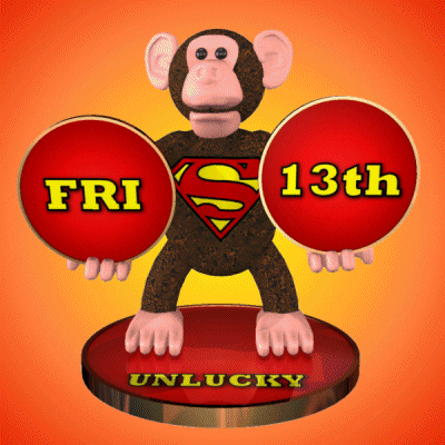 Friday 13Th Monkey GIF