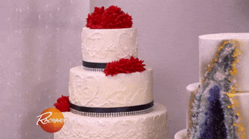decorating wedding cake GIF by Rachael Ray Show