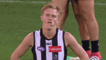 Confused Football GIF by CollingwoodFC