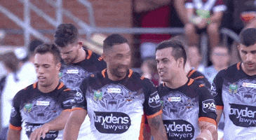 happy benji marshall GIF by Wests Tigers
