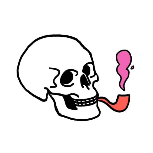 Skull Sticker by Kai Jack