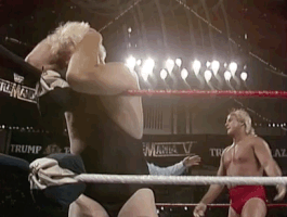 Wrestlemania V Wrestling GIF by WWE