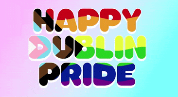 Dublin Pride Rainbow GIF