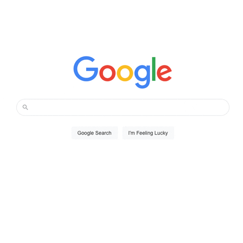 Google search gif. Question typed into the Google search bar reads, “How to vote absentee in Wisconsin.” Google Predictions appear below the search bar with the results, “Request your ballot. Ask family or friends to witness. Read instructions carefully, complete it. Don’t forget to sign the envelope with your witness.”