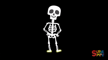 skeleton dance GIF by Super Simple