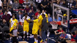 looking indiana pacers GIF by NBA