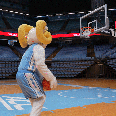 Tar Heels Ncaa GIF by Wells Fargo