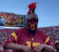 Fan Fight On GIF by USC Trojans