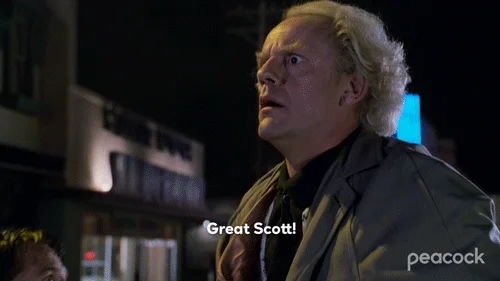Back To The Future Great Scott GIF