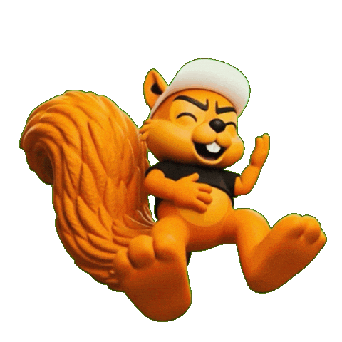 Squirrel Vichy Sticker