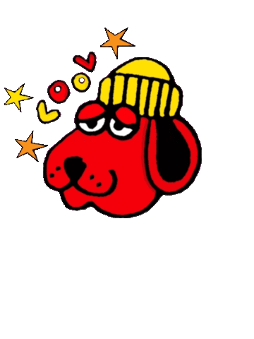 Happy Dog Sticker