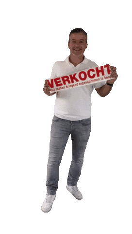 Verkocht Sticker by Immo Nobels