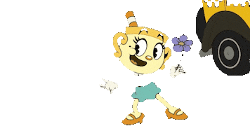 Happy Dance Sticker by The Cuphead Show