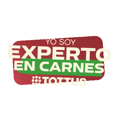 Yo Soy Un Experto En Carnes Tottus Sticker by Tottus Perú