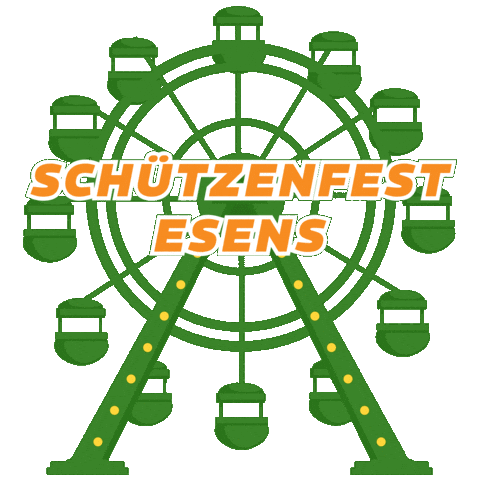 Ferris Wheel Schuetzenfest Sticker by iventos