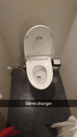  electronic toilet seat GIF
