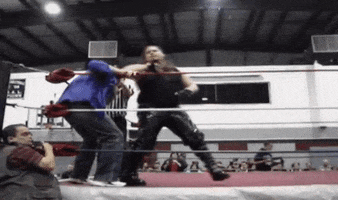 pro wrestling GIF by Brimstone (The Grindhouse Radio, Hound Comics)