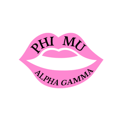 Phi Mu Samford Sticker