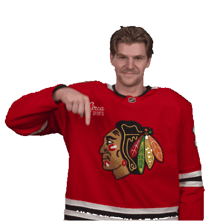 Down Sticker by NHLBlackhawks