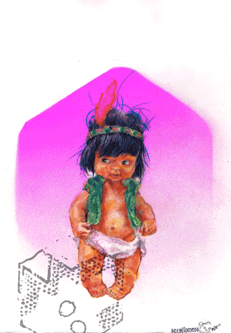 Doll Watercolor GIF