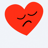 Sad Heart GIF by Ana Armendariz