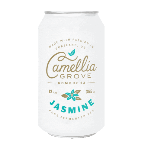 Camellia Grove Kombucha Sticker