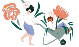 Water Flowers Sticker by CAUSEBOX